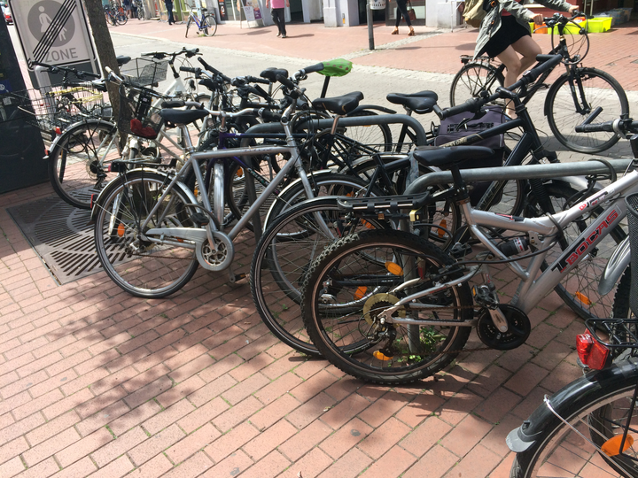 Bike Parking at Kaufland (Grocery Store)